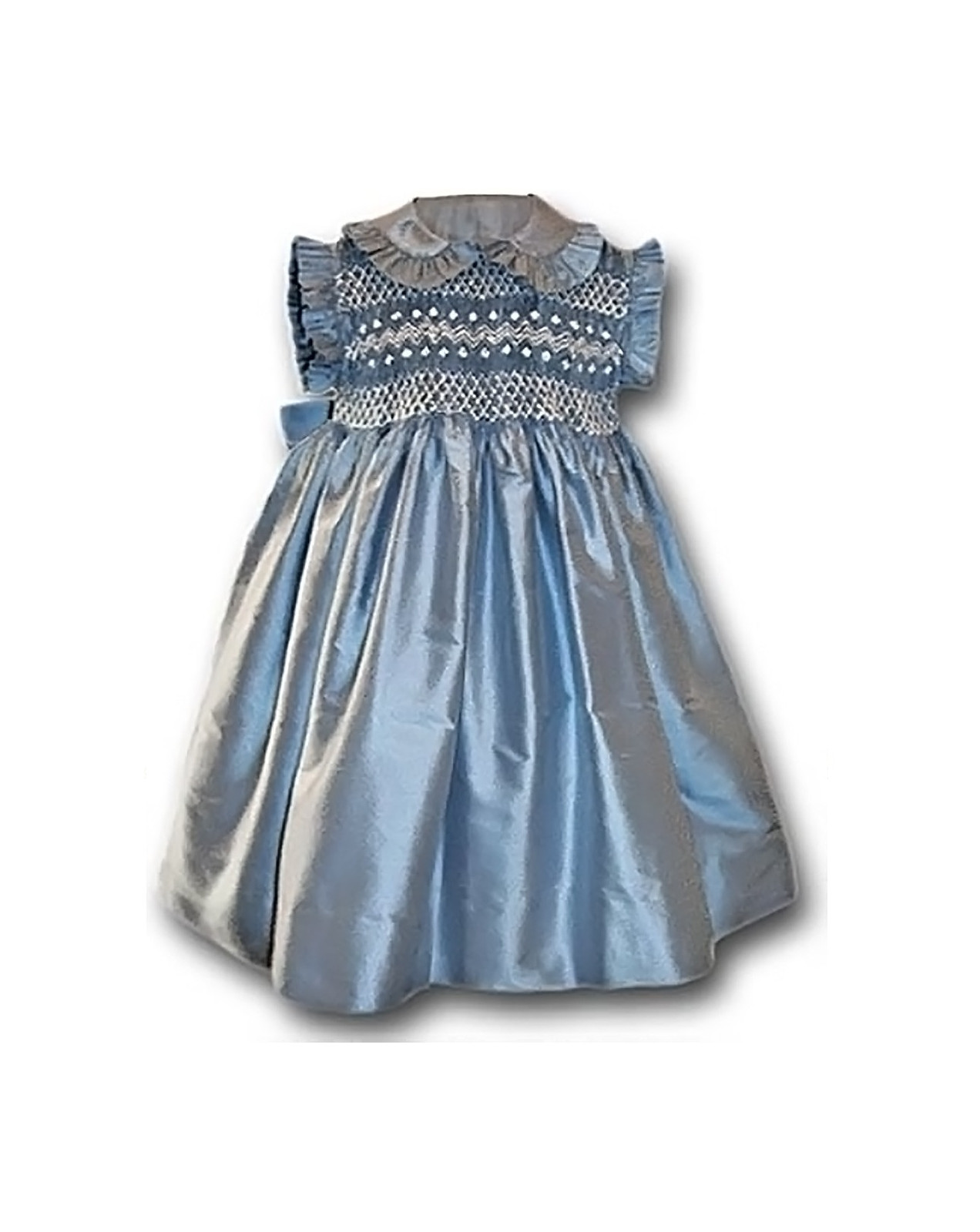 girl smocked dress sleeveless Lavinia