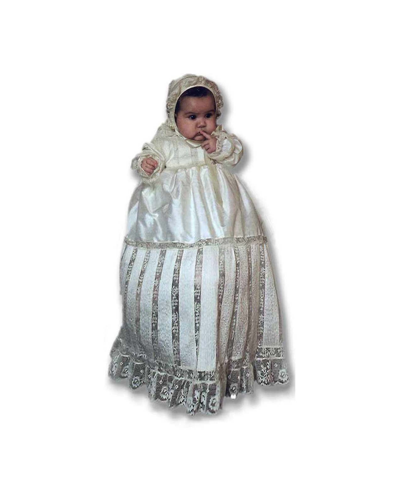 Ottavia traditional Christening gown unisex