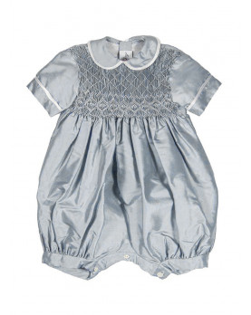 Smocked romper Pietro