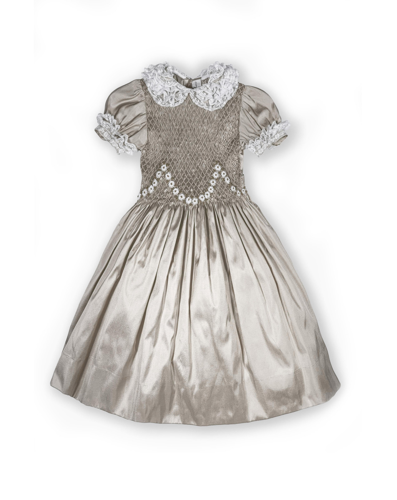 Girl's elegant smocked dress 