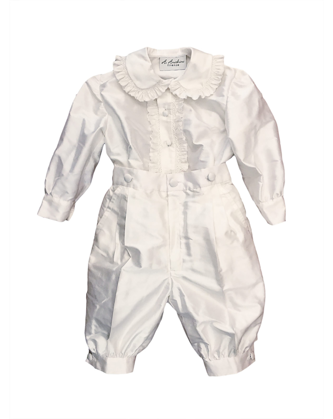 Riccardo silk baby boy outfit