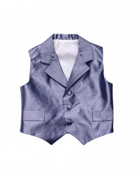 Completo cerimonia bambino gilet blu