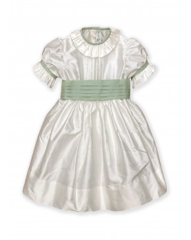 Party dress for girl , Charlotte, green.