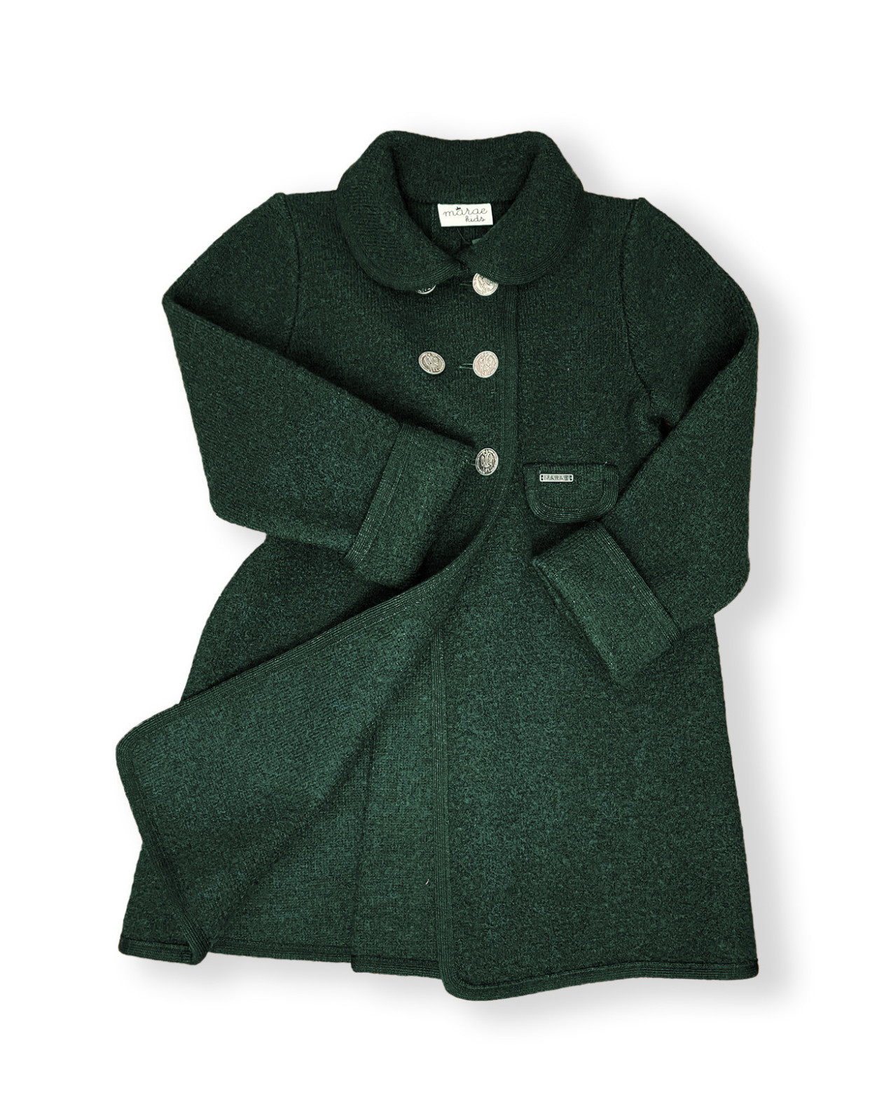 cappotto invernale per bambini, caldo ed elegante. Pura lana di prima  qualità.