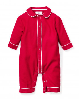 Baby Cotton Flannel pajamas red
