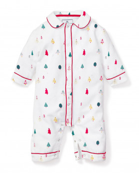 Baby Cotton Flannel pajamas Christmas trees