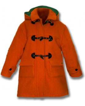 Boy "Montgomery winter coat, 100% wool Casentino fabric.