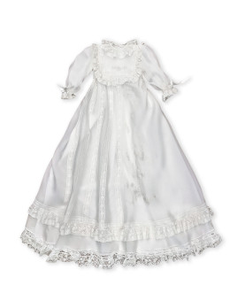 Sunflower embroidered Christening gown