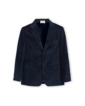 Navy blu boy velvet Blazer