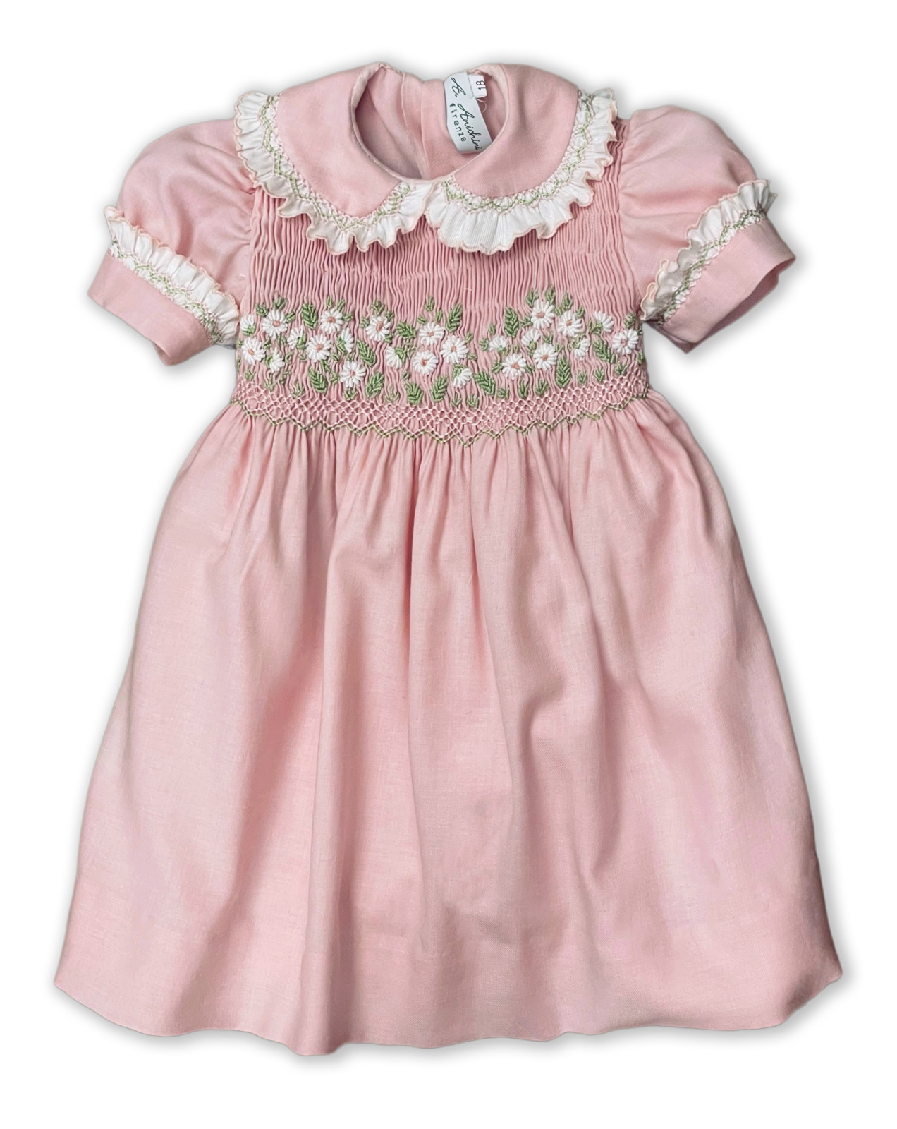 Artemisia girl daisies smocked dress