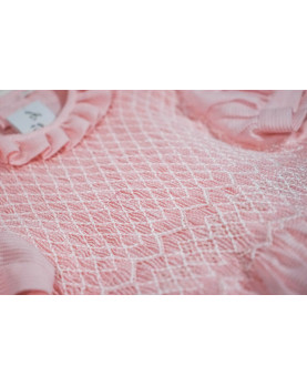 Chiara abito bambina smock, dettaglio