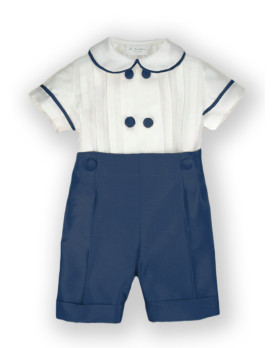 Zaccaria celebration boy outfit navy blue