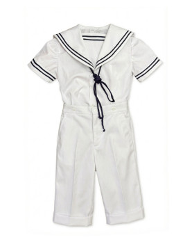 Giacomo sailor boy outfit in white