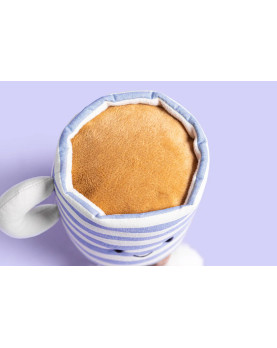 Dettaglio piedini in velluto e sorriso tazzina Jellycat Amuseable