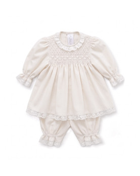 Coprifasce per neonati con coulotte white