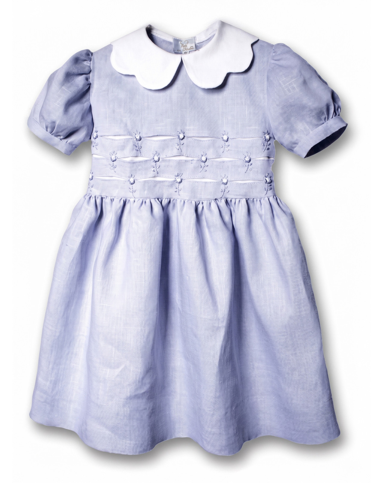 Anita pale blue linen