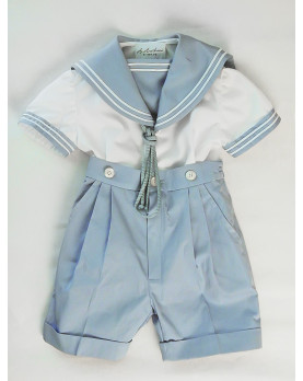 Giacomo pale blue boy sailor suit