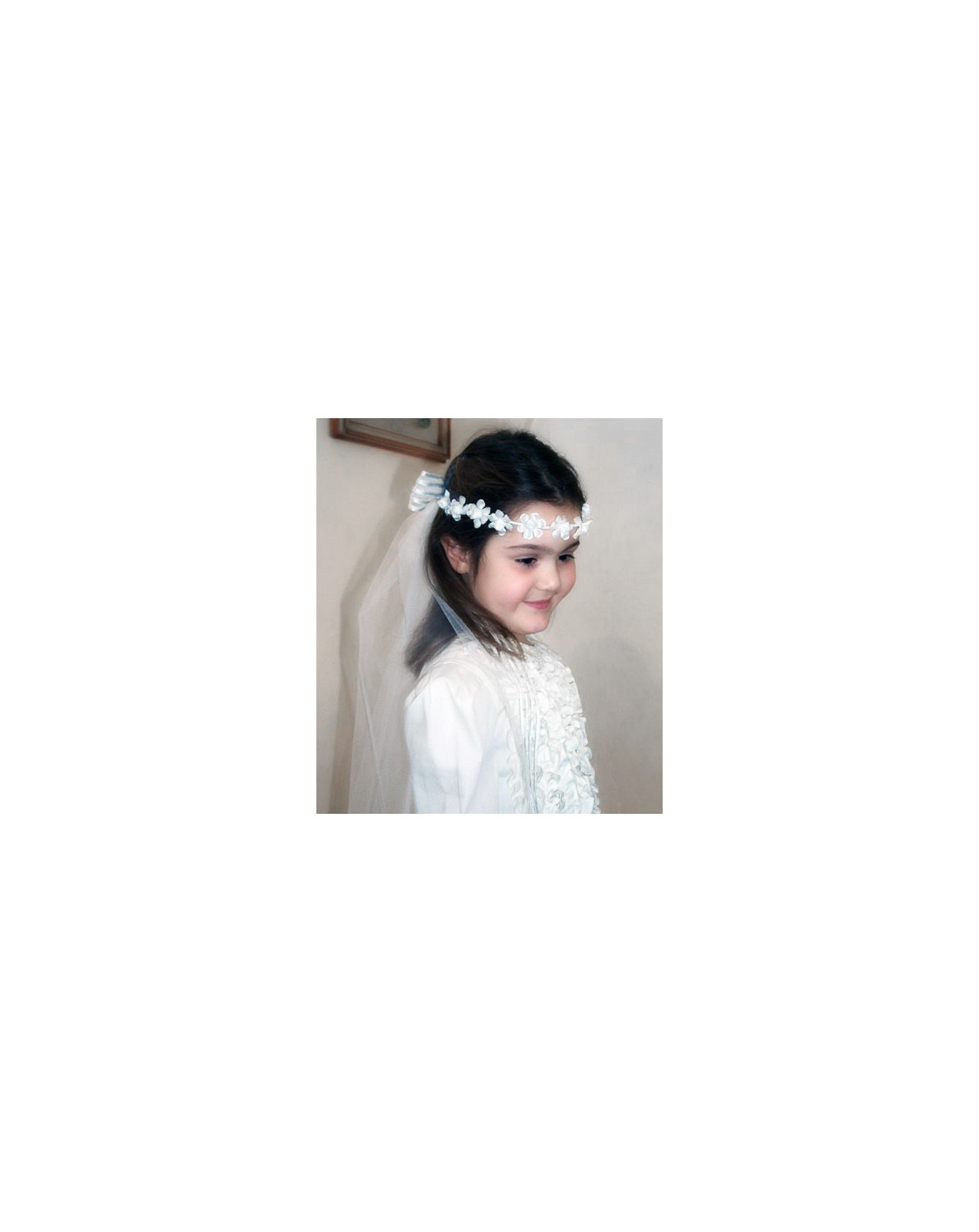 Moon first communion veil