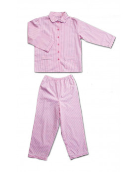 Girl pajamas striped cotton