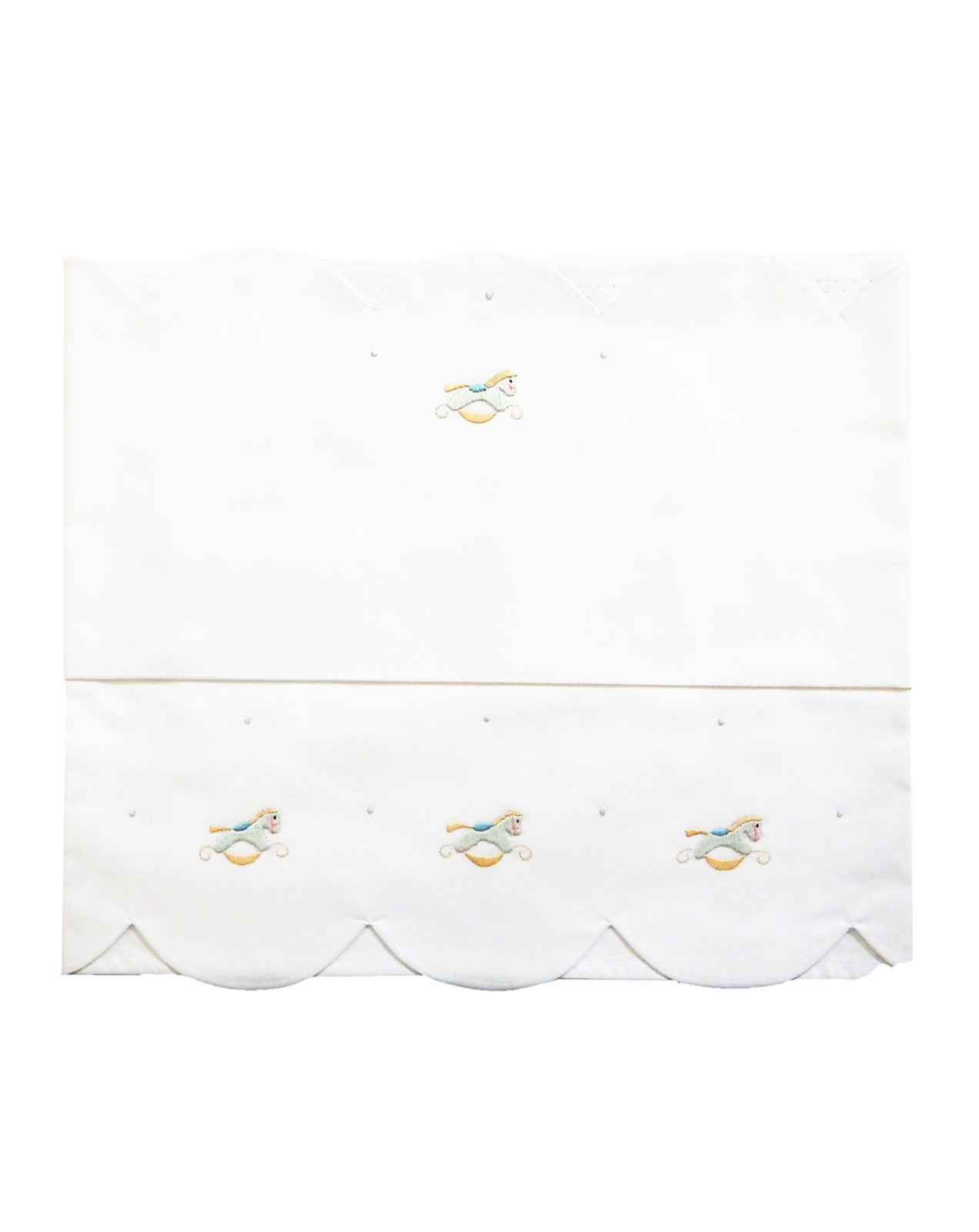 Baby sheet for crib little horses