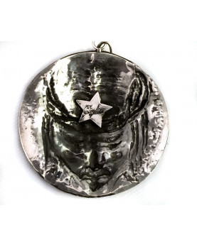 Medaglione in argento 925 per culla "Jesus"