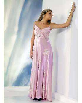 Calliope woman nightgown in silk satin