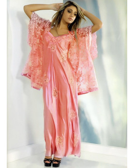 Calliope woman nightgown in silk satin