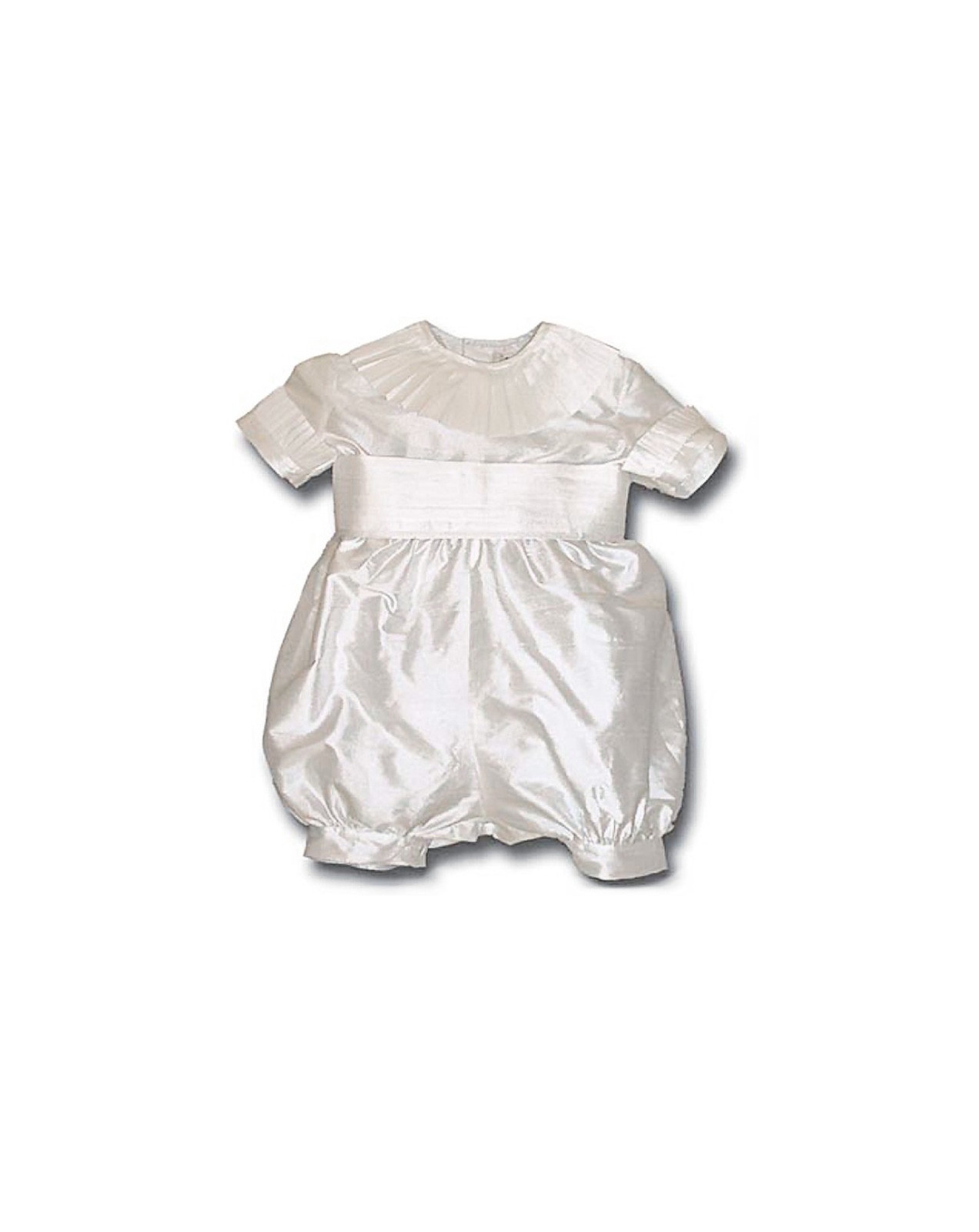 Baby boy christening and baptismal romper Oscar