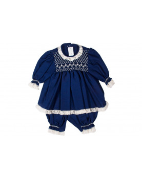 smock baby outfit