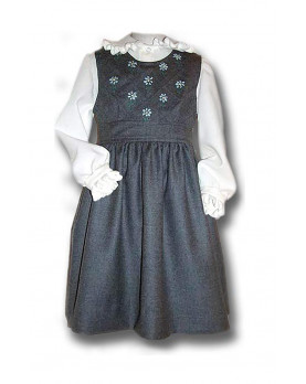 Pinafore dress and shirt Olimpia