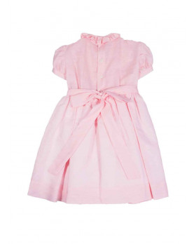 Chiara smocked dress, back.