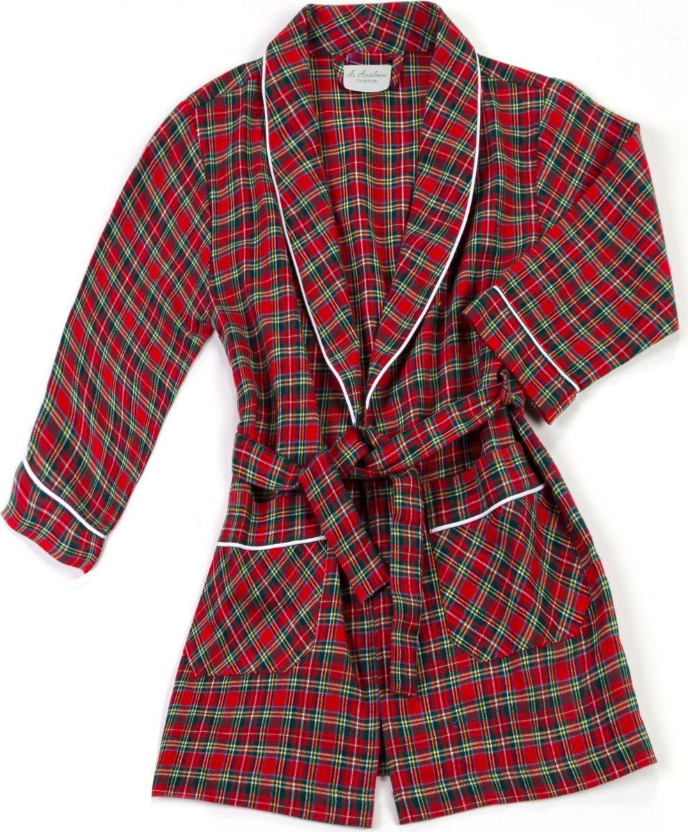 flannel dressing gown