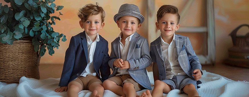 Boy and baby boy outfits and suits.