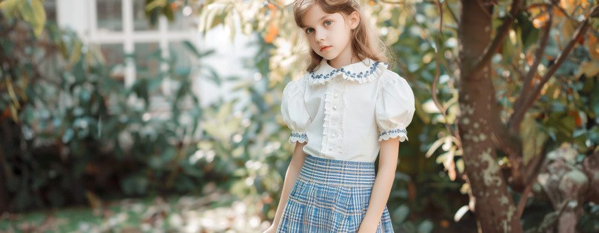 girl's smocked shirts and blouses