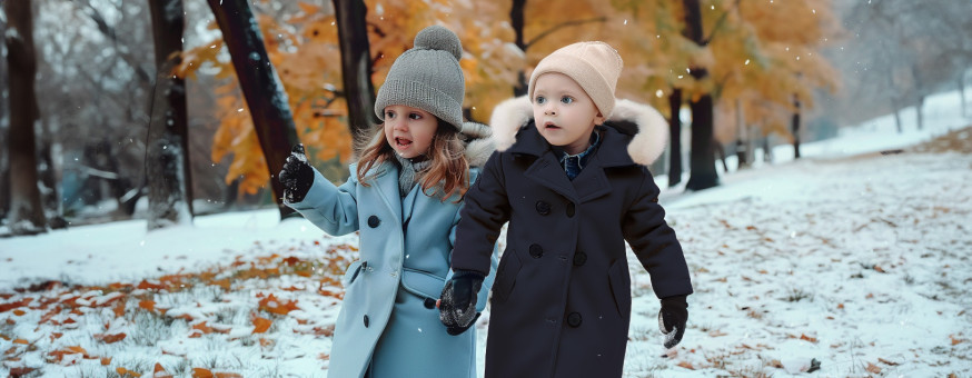 CHILDREN WINTER COATS and DOWN COATS made in italy