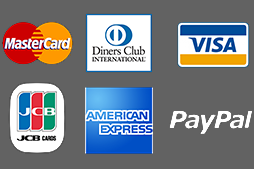 Mastercard Visa Diners Amex PayPal JCB